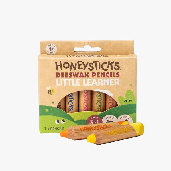 Honeysticks - Magic 3-in-1 Beeswax Pencils Little Learners 7pk