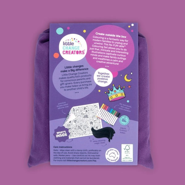 Little Change Creators - Re-Fun-Able Children's Colouring Set / Spellbound