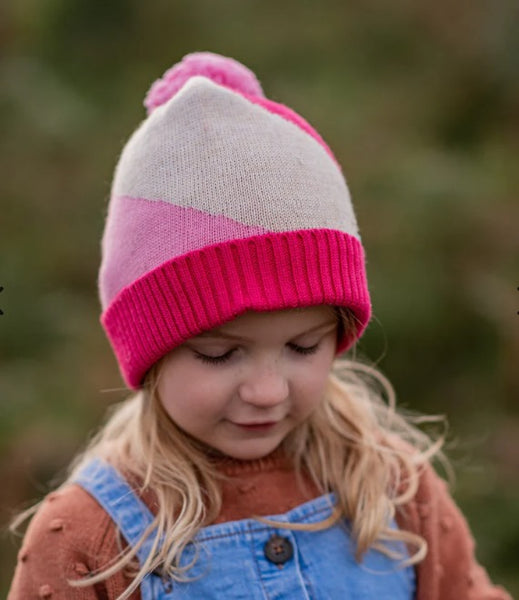 Acorn - Stripes Beanie / Pink