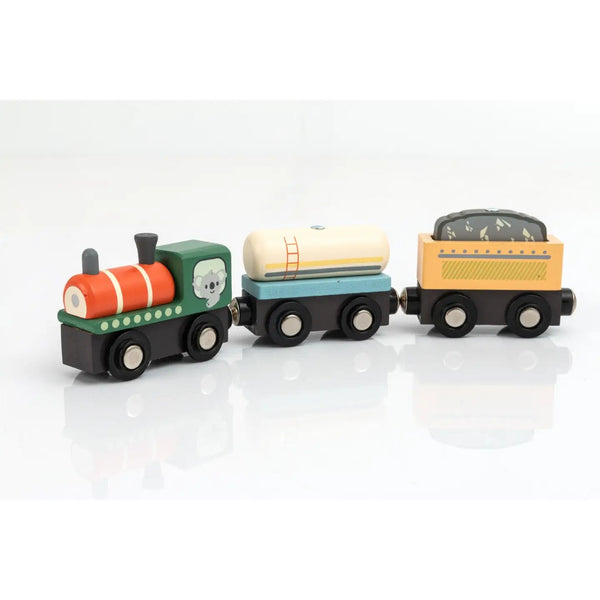 ToysLink - Wooden Magnetic Train Set