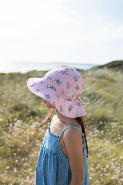 Acorn- Wide Brim Sunhat / Cute Koala / Pink & Multi