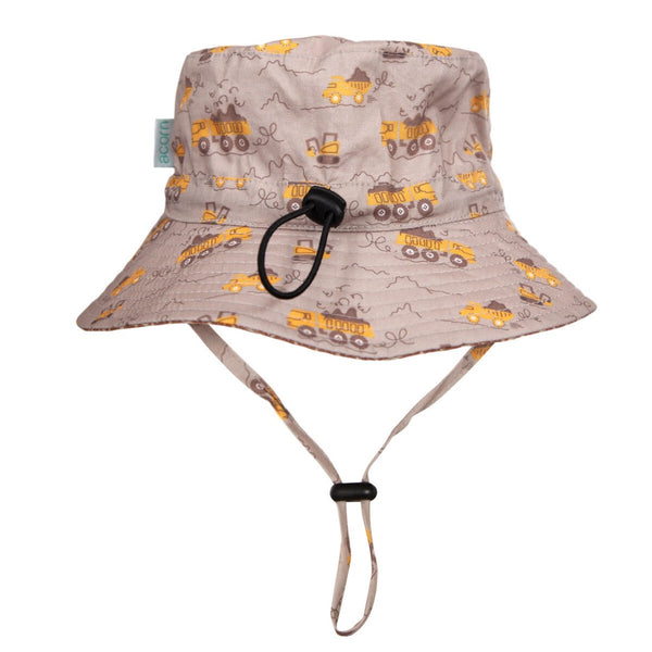 Acorn- Wide Brim Bucket Hat / Construction