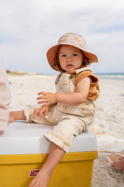 Acorn- Wide Brim Bucket Hat / Construction
