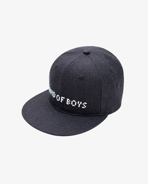 Band of Boys - Charcoal BOB Pixelated Flat Peak Cap