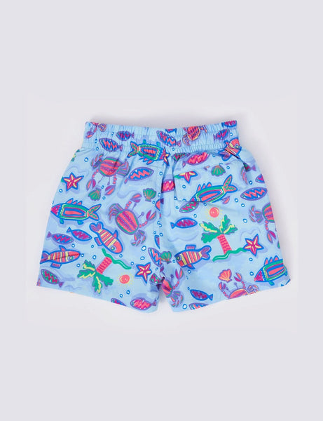Goldie & Ace - Daydream Island Board Shorts / Crystal Clear