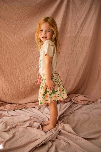 Bella + Lace - Kate T-Shirt-Almond Flour