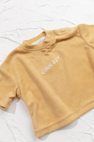 Cinnamon Baby - Terry Towelling Tee / Mustard