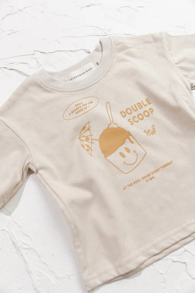 Cinnamon Baby - Double Scoop Tee
