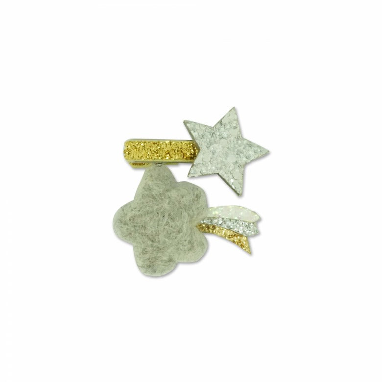 Milk & Soda - Fluffy Shooting Star Hair Clip
