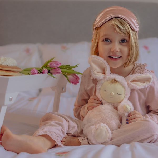 Dinkum Dolls - Lullaby Cozy Dinkum / Bunny Moppet Pink