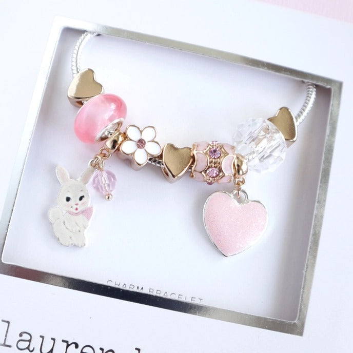 Lauren Hinkley - Floral Dreams Bunny Charm Bracelet