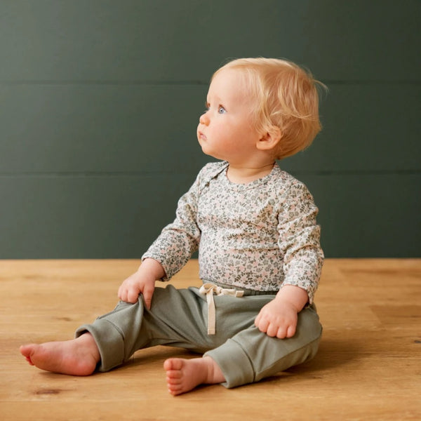 Nature Baby - Drawstring Pants / Nettle