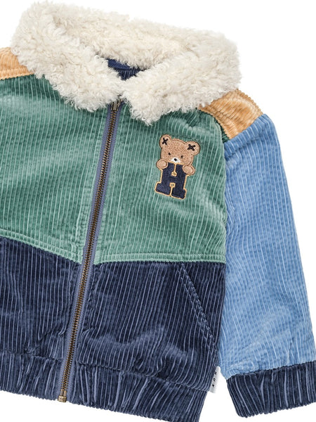 Huxbaby - Midnight Colour Block Cord Jacket