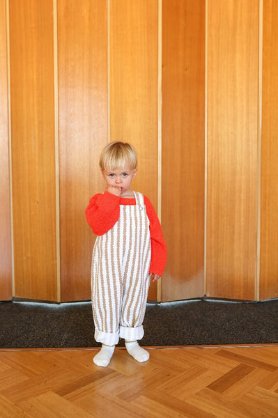 Grown Clothing - Everyday Organic Overalls / Stacked Pebble