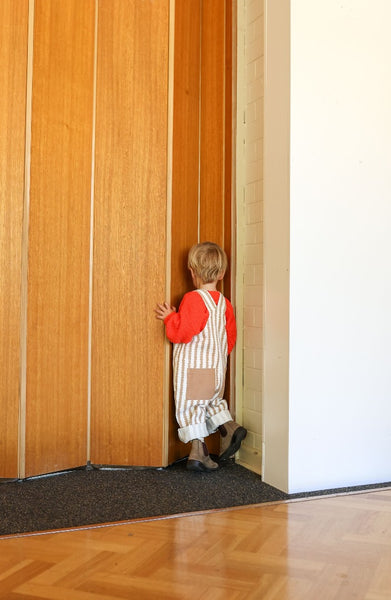 Grown Clothing - Everyday Organic Overalls / Stacked Pebble