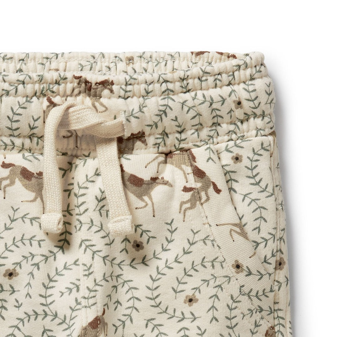Wilson + Frenchy - Organic Terry Sweat Pant / Trixie Horse