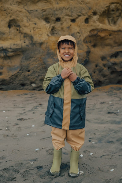 Cry Wolf - Explorer Jacket / Fern Colourblock