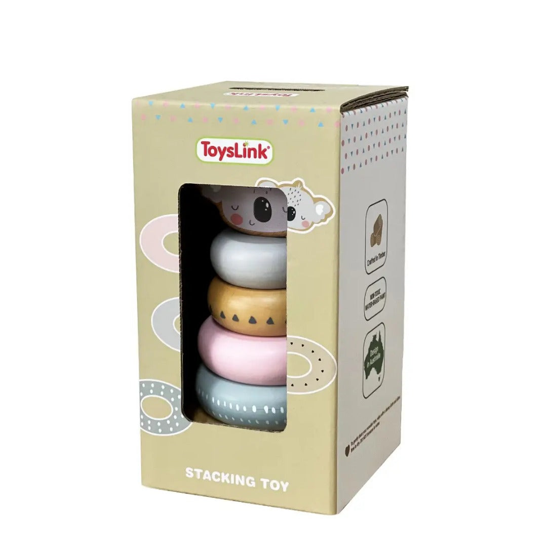 Toyslink - Wooden Koala Stacking Toy