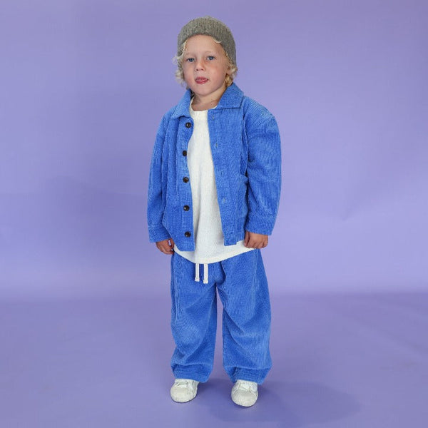 Grown Clothing - Organic Relaxed Cord Shirt / Sea