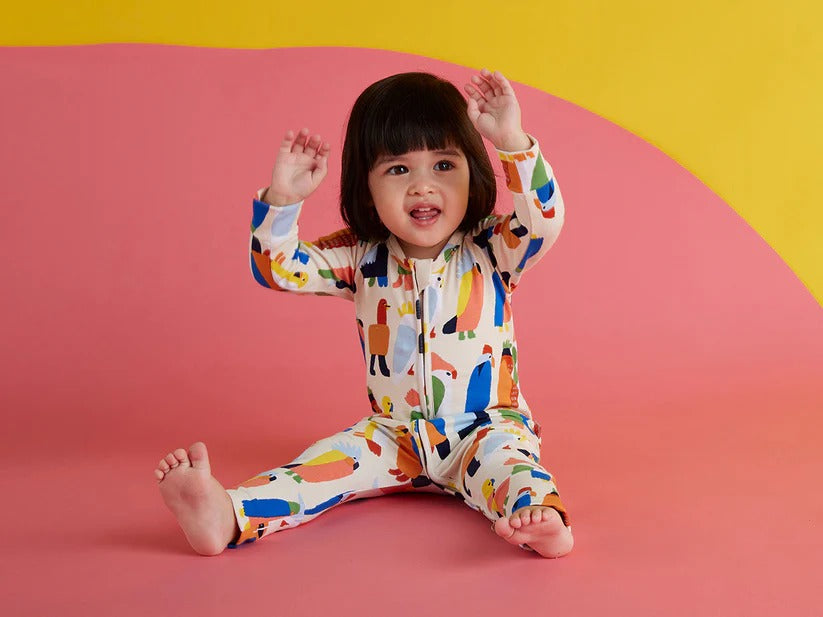 Halcyon Nights - Flamin' Galahs Long Sleeve Romper