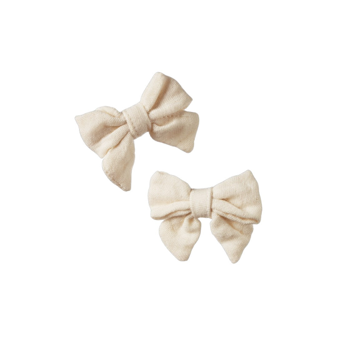 Nature Baby - Bow Hair Clips 2 Pack