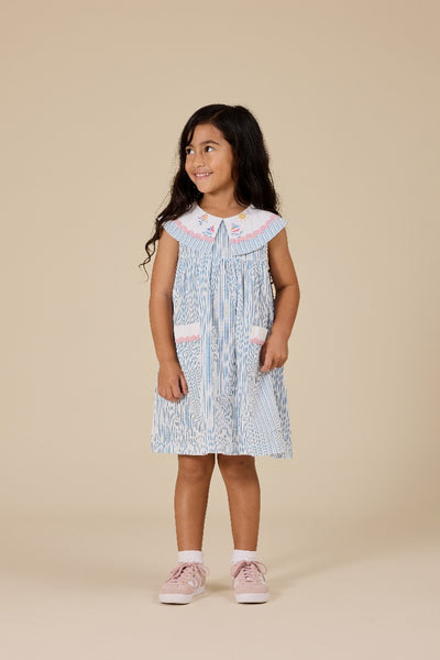 Goldie & Ace - Sailor Stripe Lucy Collared Dress