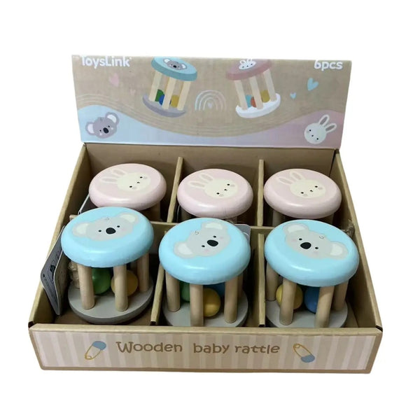Toyslink - Wooden Koala & Bunny Rattle