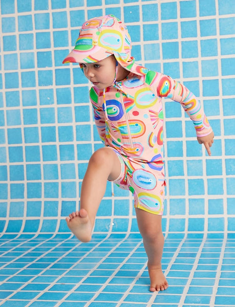 Halcyon Nights - Long Sleeve Rash Suit / Fancy Fins
