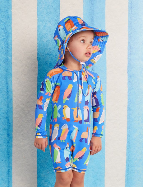 Halcyon Nights - Long Sleeve Rash Suit / Flamin' Galahs