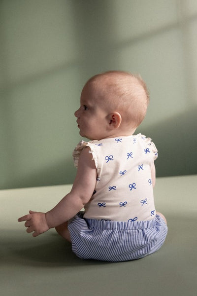 Nature Baby - Fleur Bodysuit / Ribbons Print