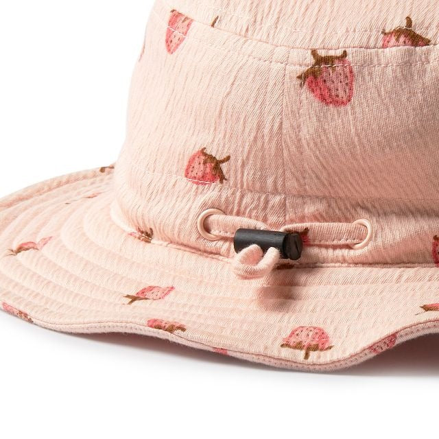 Wilson + Frenchy - Organic Sun Hat / Strawberry Kisses