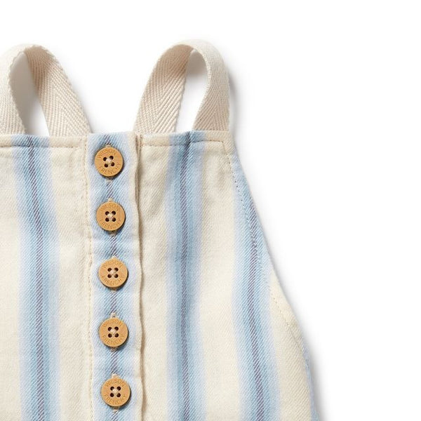 Wilson + Frenchy - Organic Overall / Deep Blue Stripe