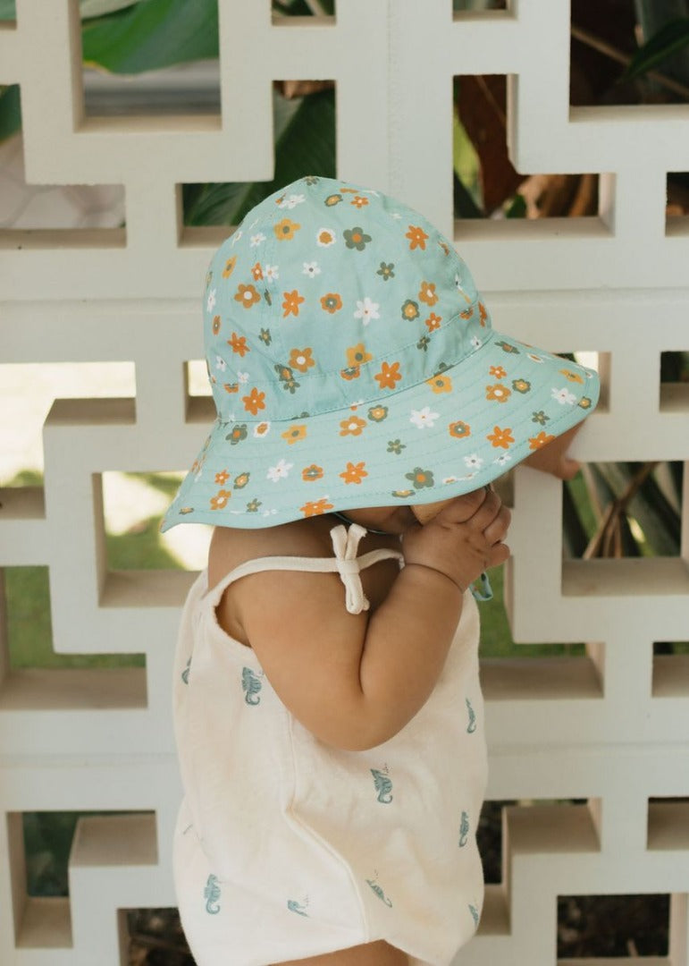 Acorn - Wide Brim Infant Hat / Little Flora