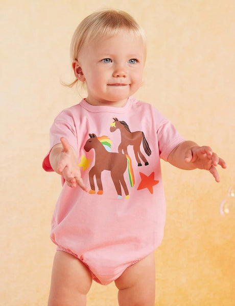 Halcyon Nights - Short Sleeve Bodysuit / Giddy Up