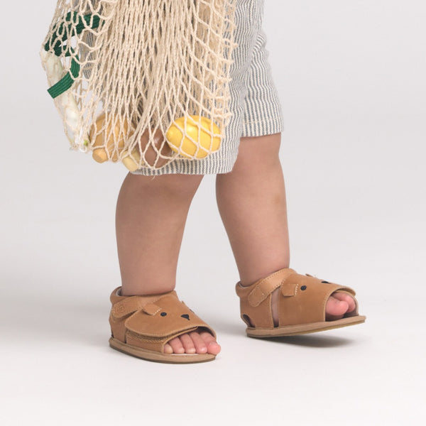 Pretty Brave - Teddy Sandal / Tan