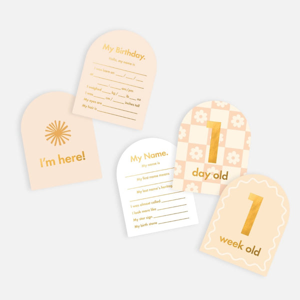 Fox & Fallow - Baby Milestone Cards / Helios