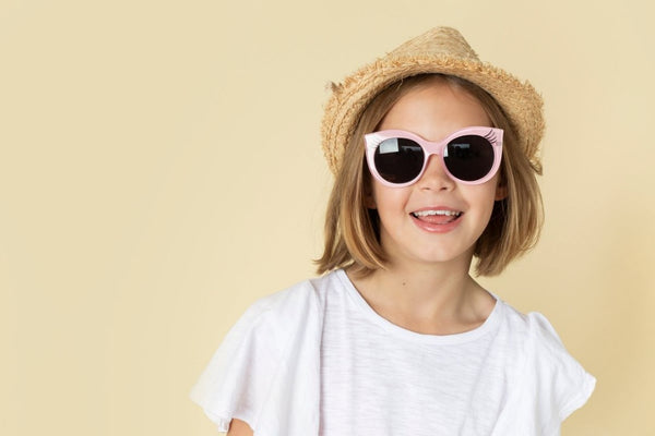 Frankie Ray Sunglasses - Floss Pink with Lashes (3Y+)