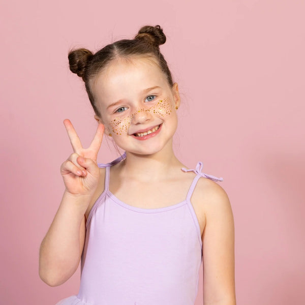 Glitter Girl - Freckles Hearts