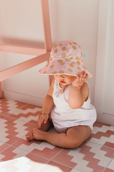 Acorn - Stretch Cotton Wide Brim Sunhat / Sunshine