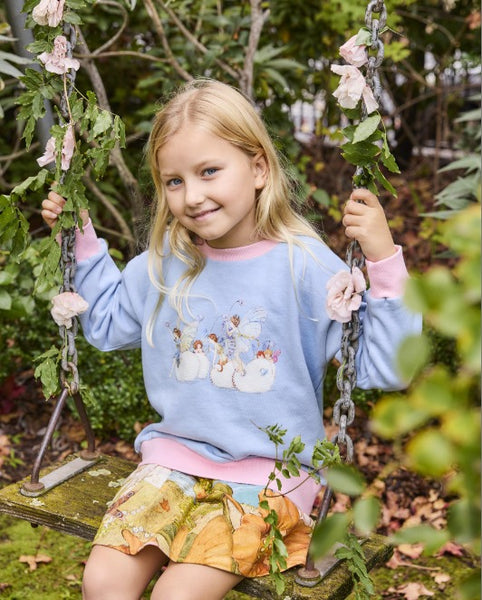 Kip & Co - Organic Cotton Sweater / Fairyland Lake Sailing