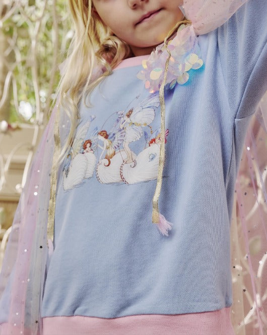 Kip & Co - Organic Cotton Sweater / Fairyland Lake Sailing
