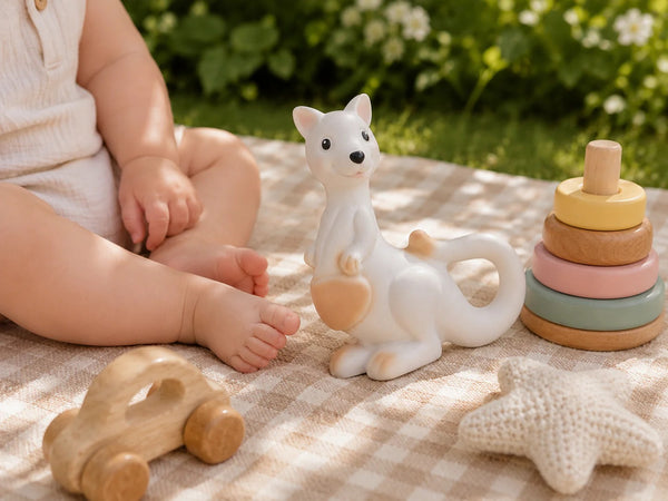 Jeanie Baby - Natural Rubber Teething Toy / Rosie the Roo
