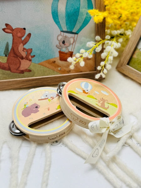 ToysLink - Wooden Aussie Animal Tamborine