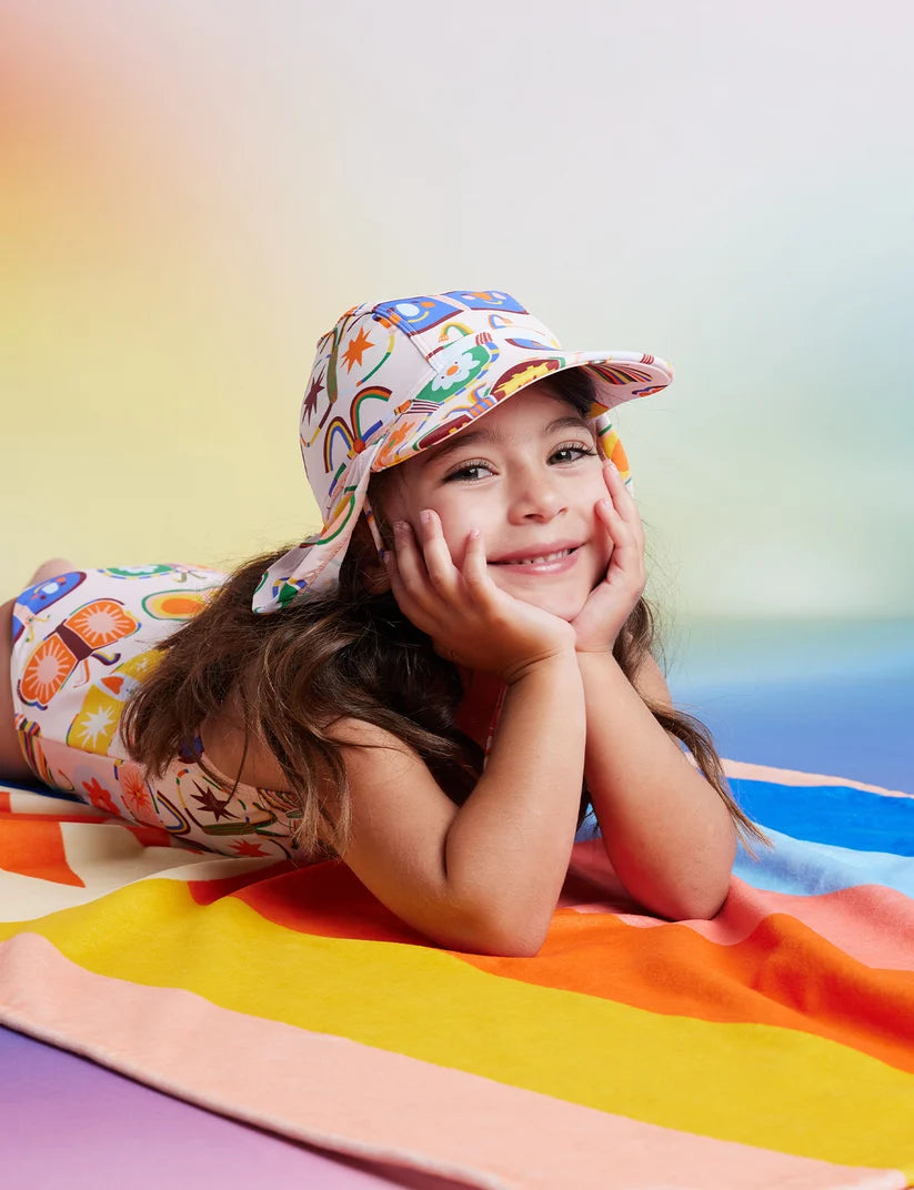 Halcyon Nights - Swim Legionnaire Hat / Flutterby