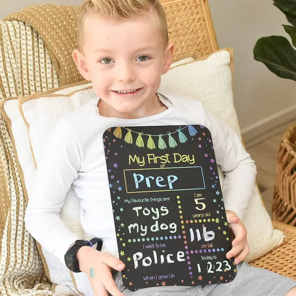 Inspired Wholesale - First Day of School Blackboard / Stars