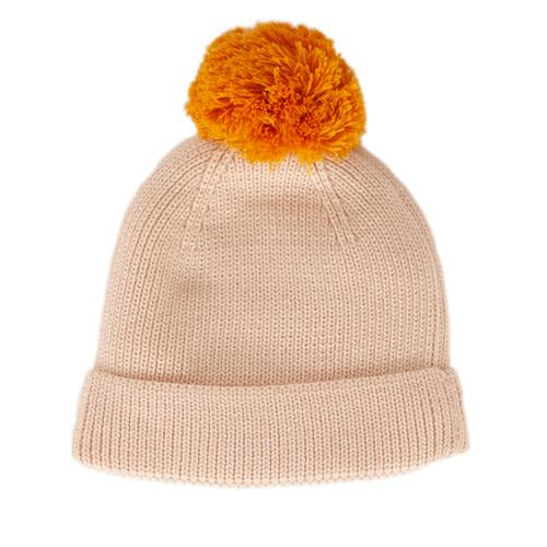 Acorn-Oslo Merino Ribbed Beanie/Cream