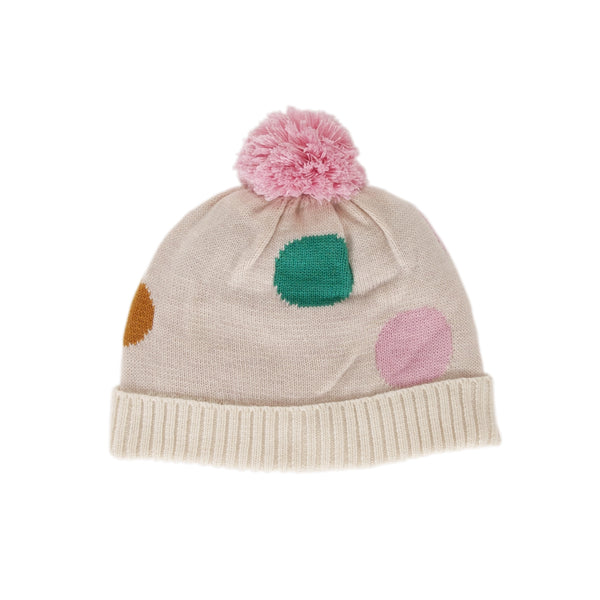 Acorn - Spots Merino Beanie