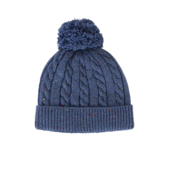 Acorn-Alps Beanie/Blue Speckle