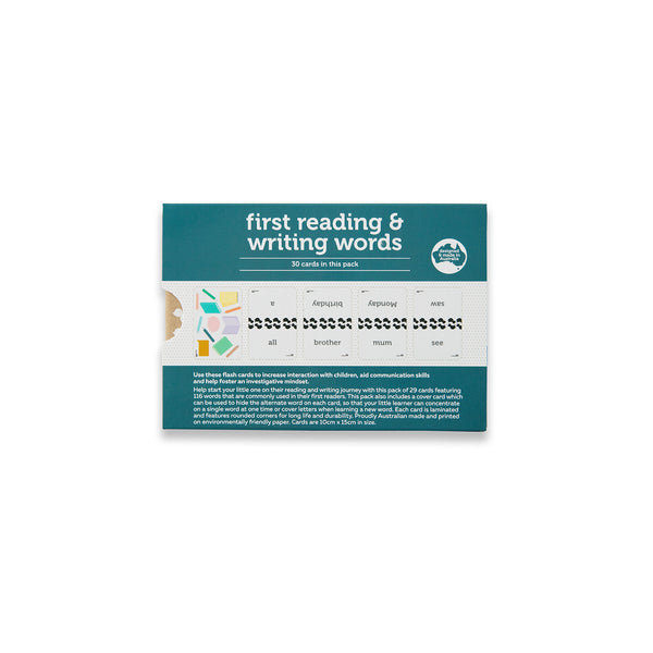 Two Little Ducklings - First Reading and Writing Words Flash Cards