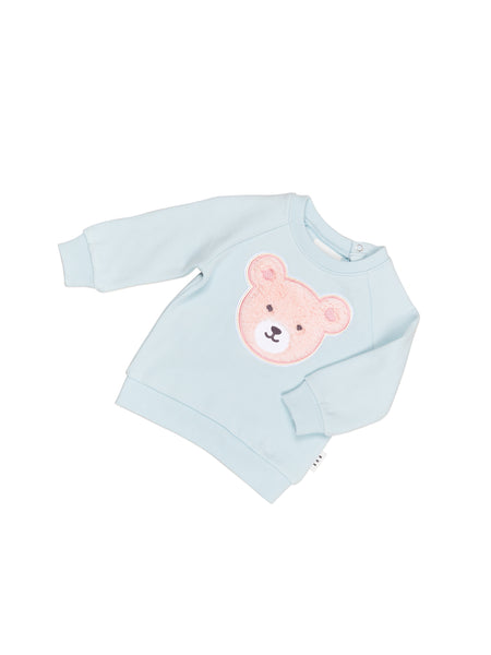 Huxbaby - Furry Heart Bear Sweatshirt